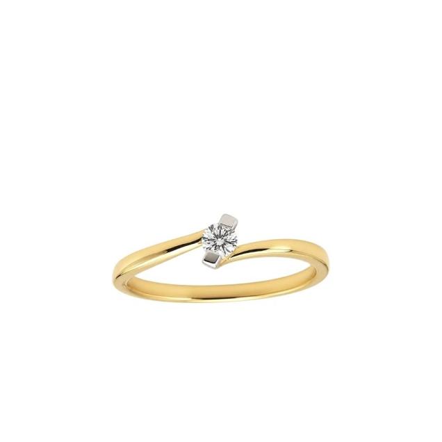  -10% Prsten sa brilijantom 0.06ct