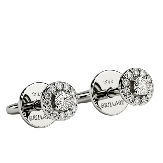 Minđuše sa brilijantima 0.21ct
