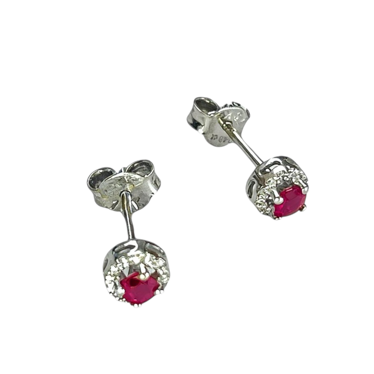 Mindjuše sa rubinom i brilijantima