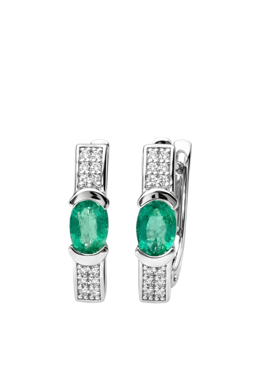 Minđuše sa rubinom i brilijantima