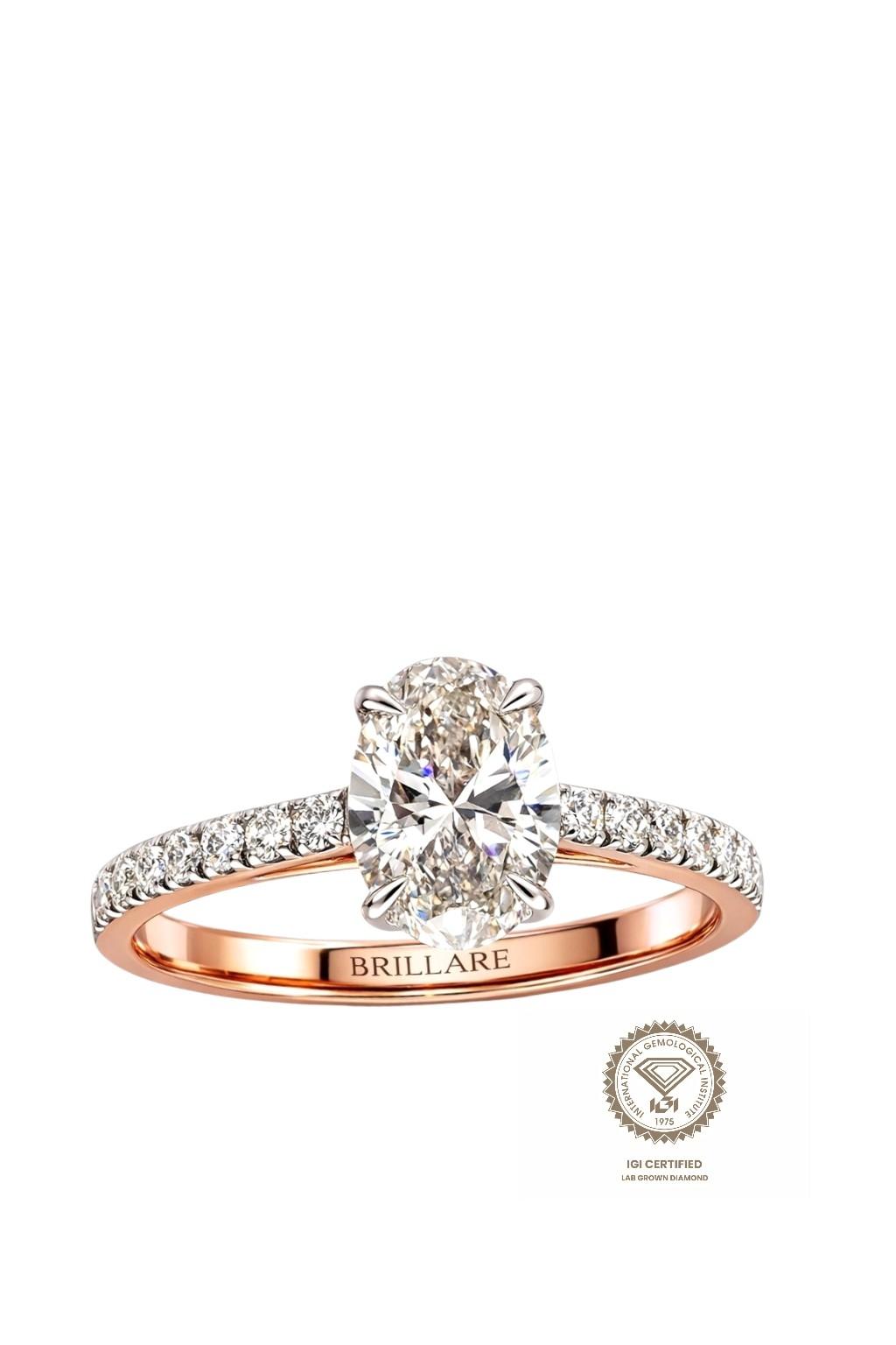 Prsten lab grown diamond