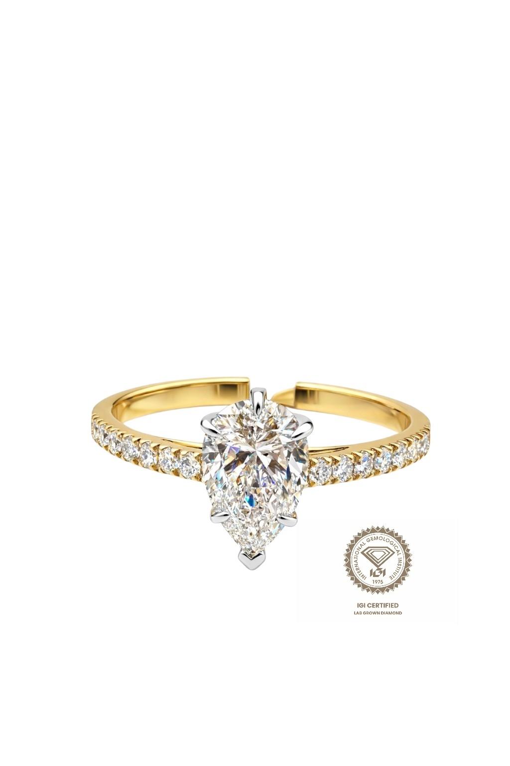 Prsten lab grown diamond