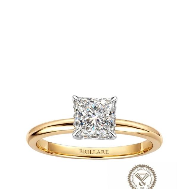 Prsten lab princess 1,01ct