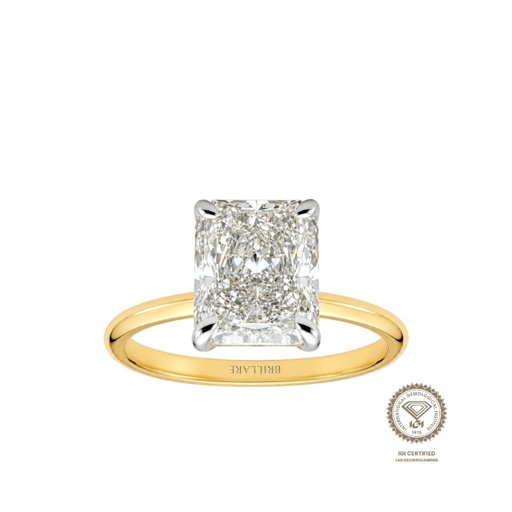 Prsten lab Radiant 3,01ct