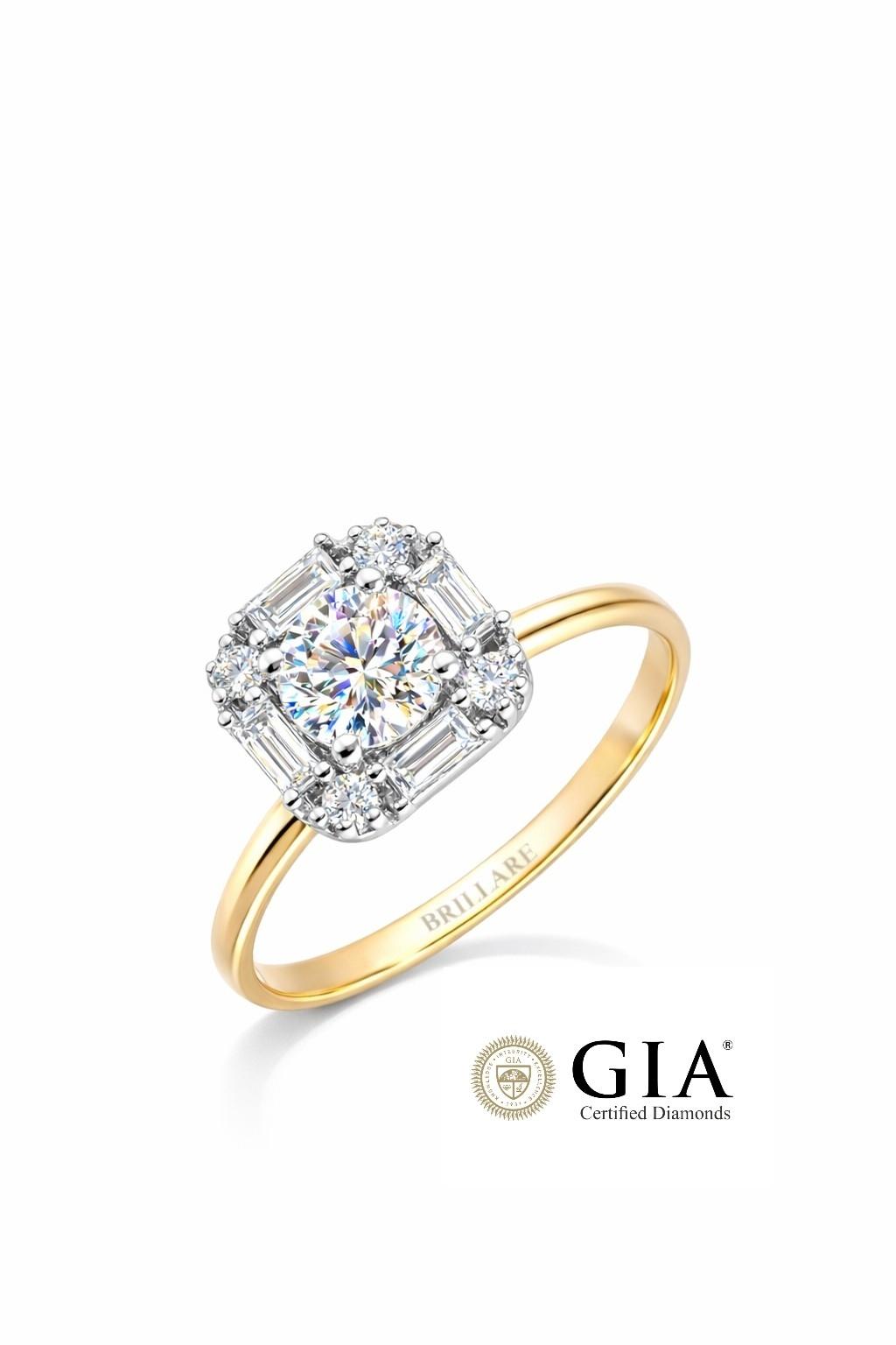 Prsten sa brilijantima 