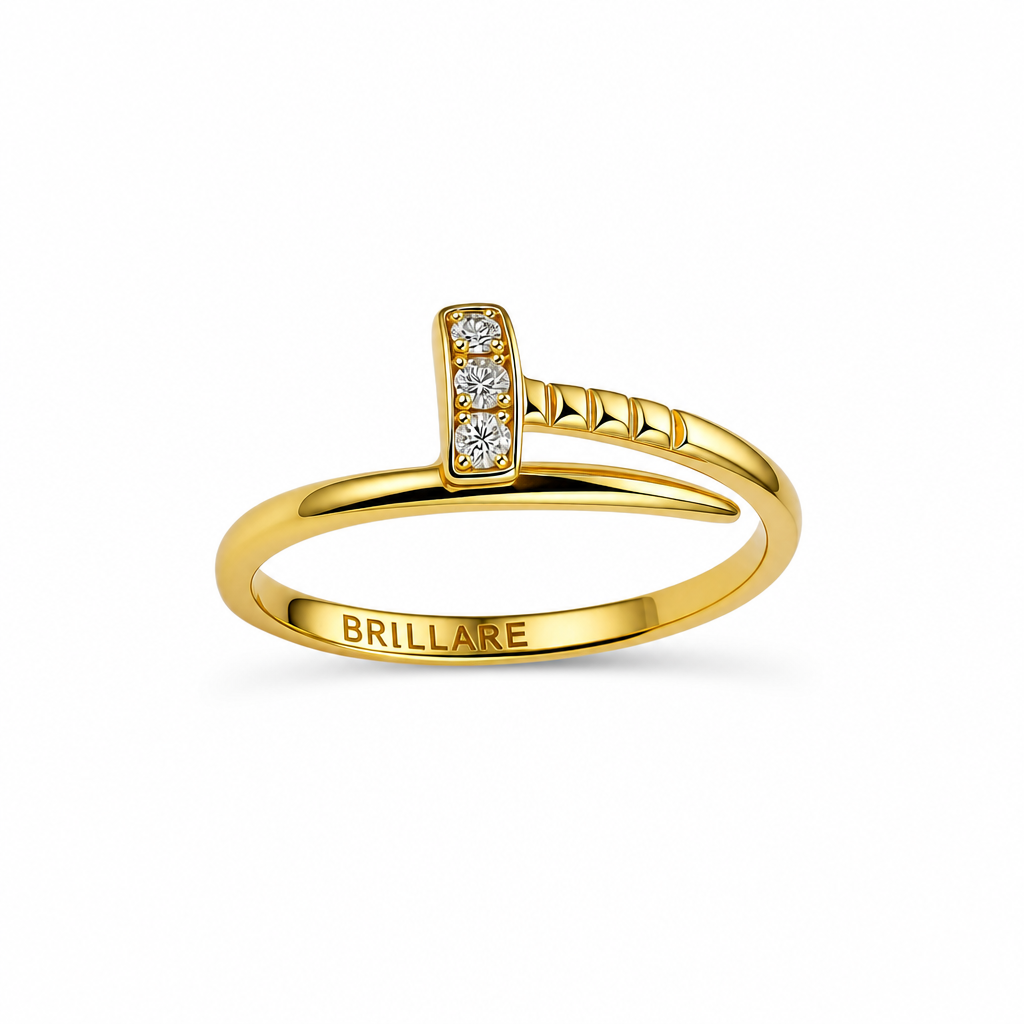 Prsten sa brilijantima 0,06 ct