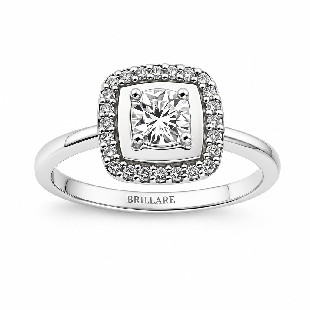 Prsten sa brilijantima 0,18ct