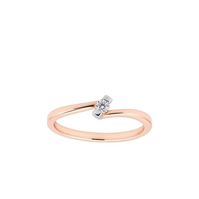 Prsten sa brilijantom 0.06ct