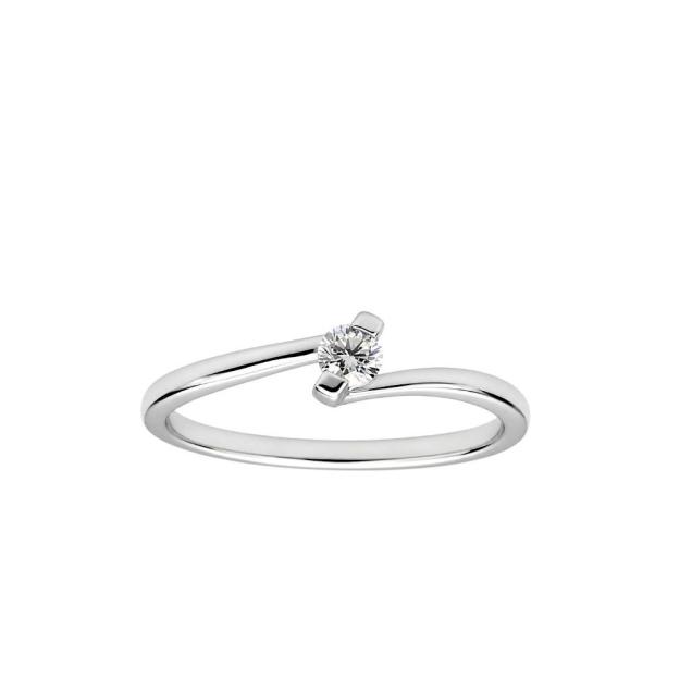 Prsten sa brilijantom 0.11ct