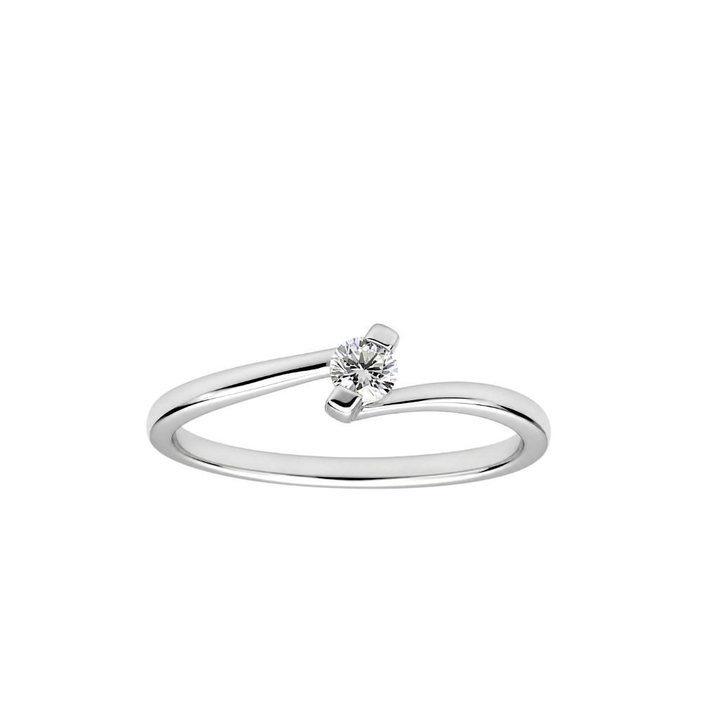 Prsten sa brilijantom 0.11ct