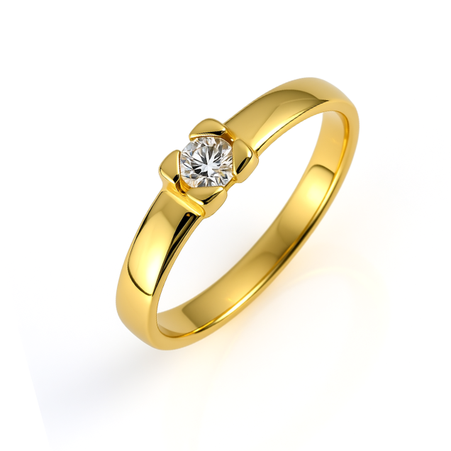 Prsten sa  brilijantom