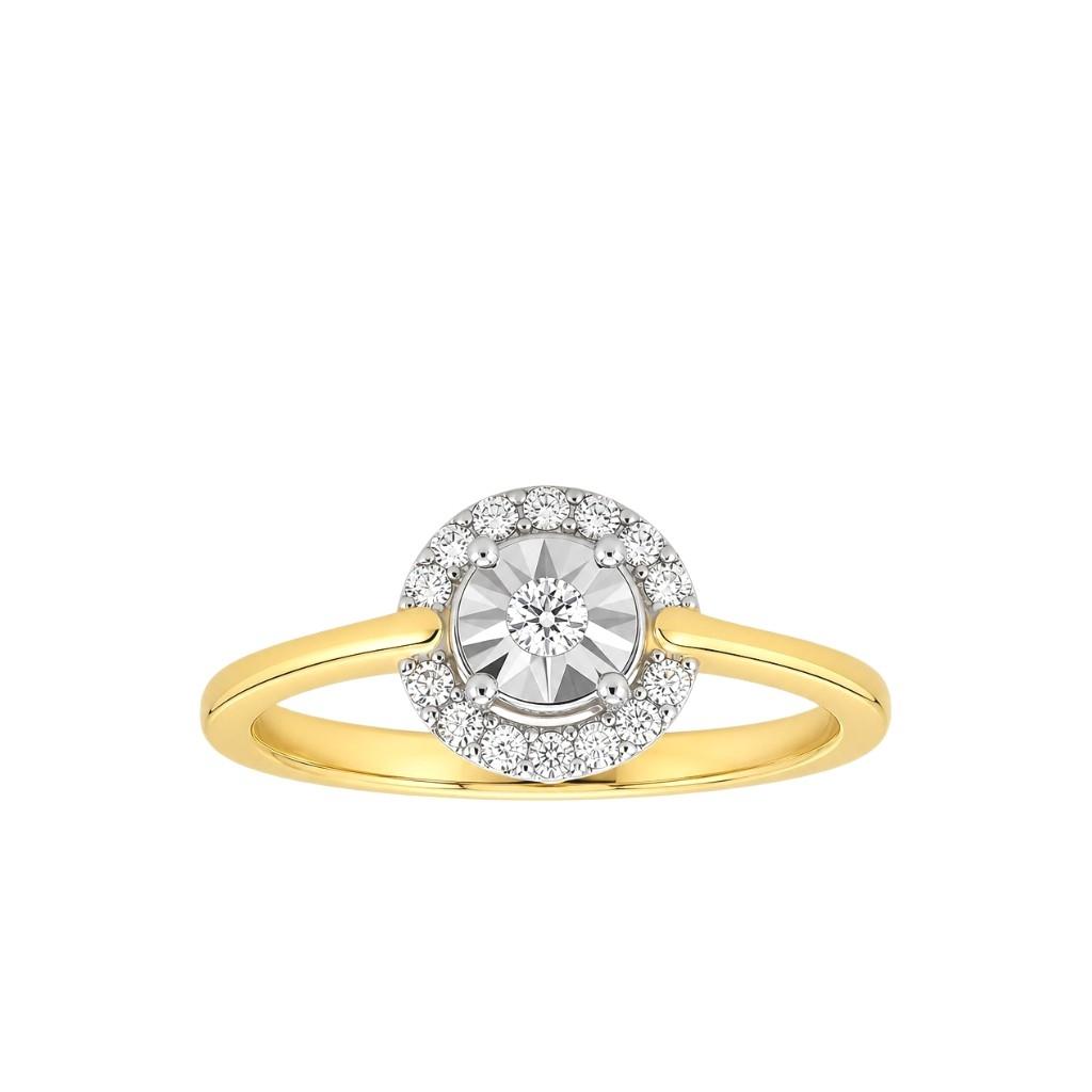Prsten sa dijamantom 0.17ct