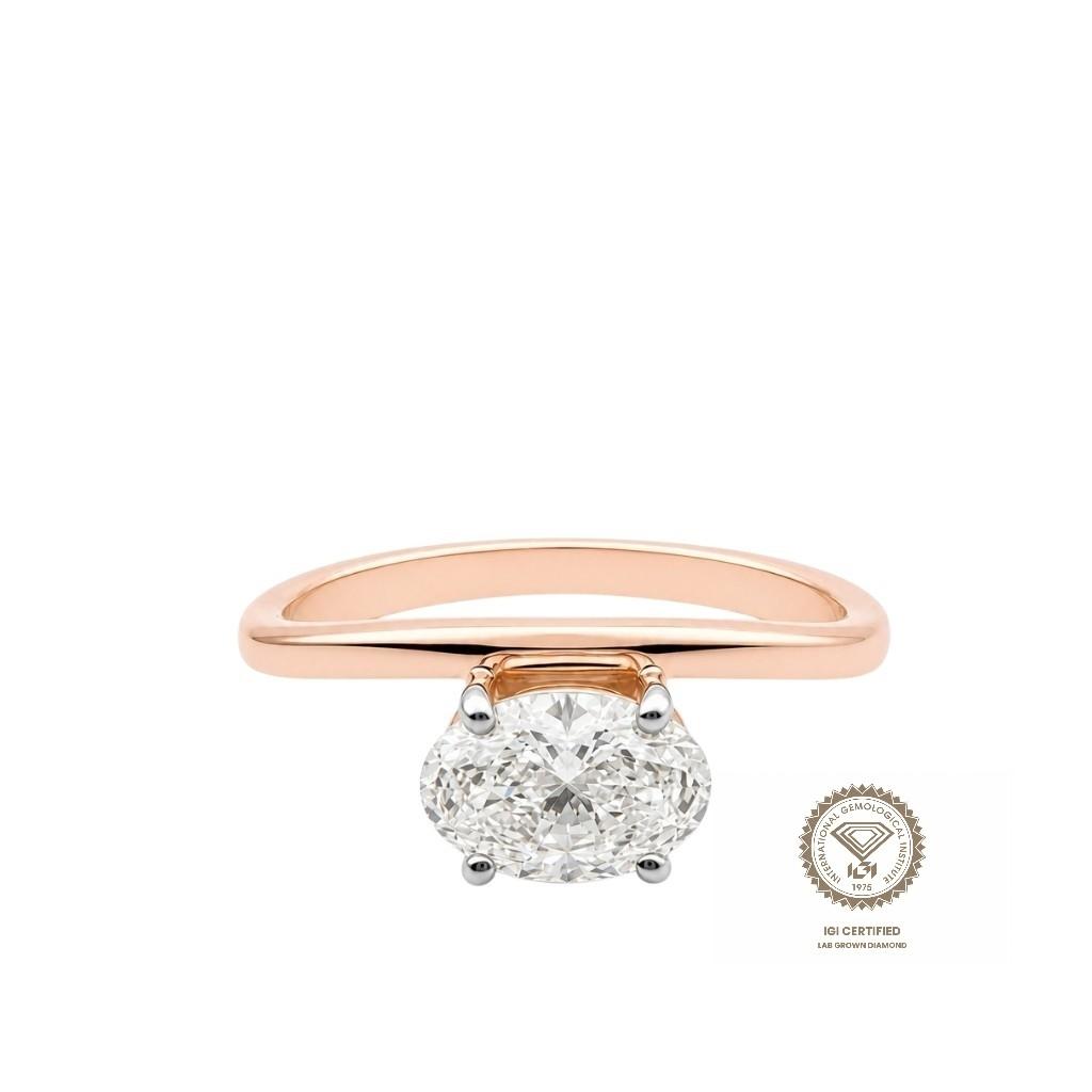 Prsten oval 1.04ct