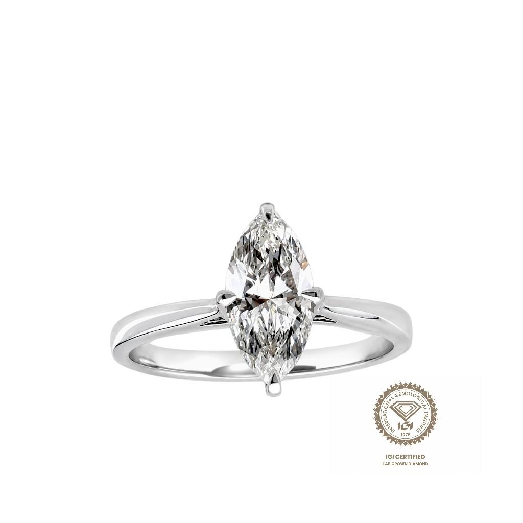 Prsten lab Marquise 1.10 ct