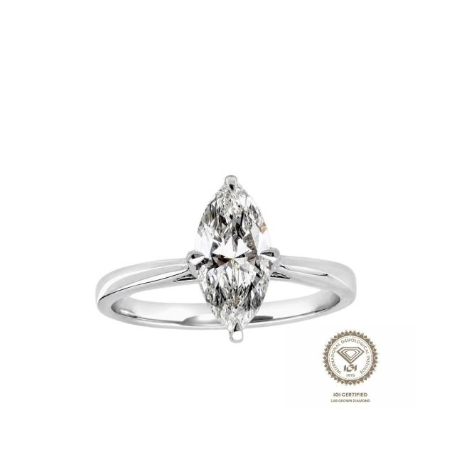 Prsten sa lab Marquise 1.50ct