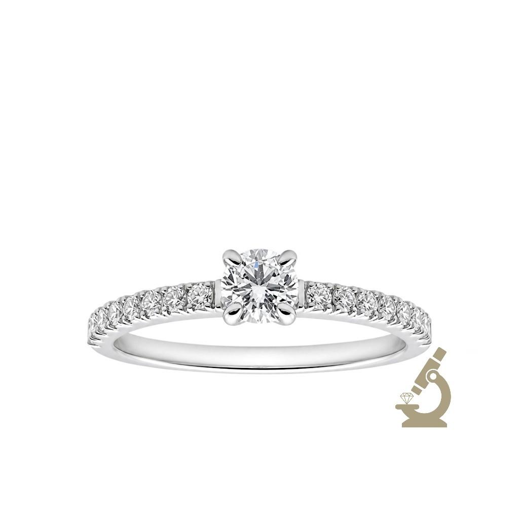 Prsten sa lab round 0.25ct round 0.22ct