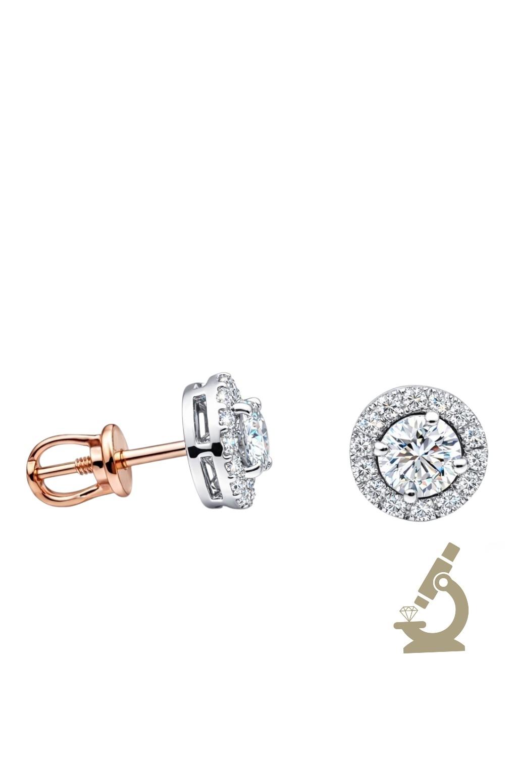 Minđuše lab grown diamond